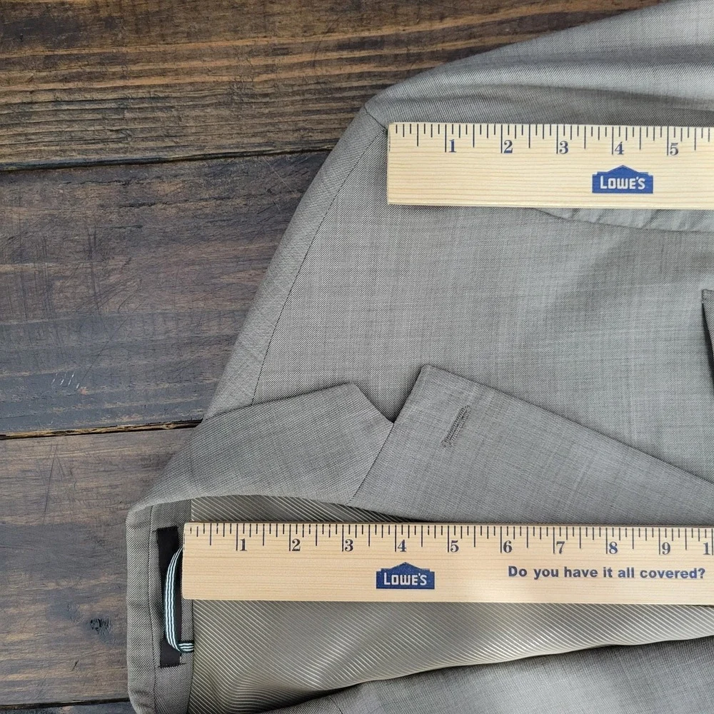Greg Norman‎ Tasso Elba Men's Sport Coat Blazer Two Button Brown Wool 40S Slim